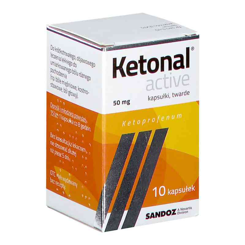 Ketonal Active 10 kaps. od LEK PHARMACEUTICALS D.D. PZN 08301300