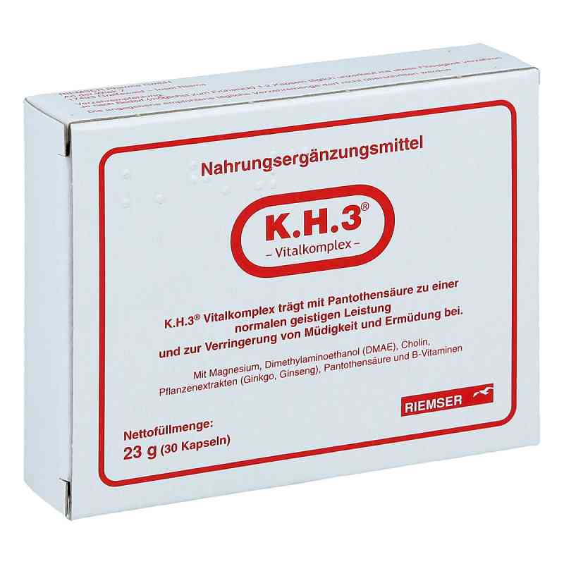 K.h.3 Vitalkomplex Kapseln 30 szt. od Esteve Pharmaceuticals GmbH PZN 11524516