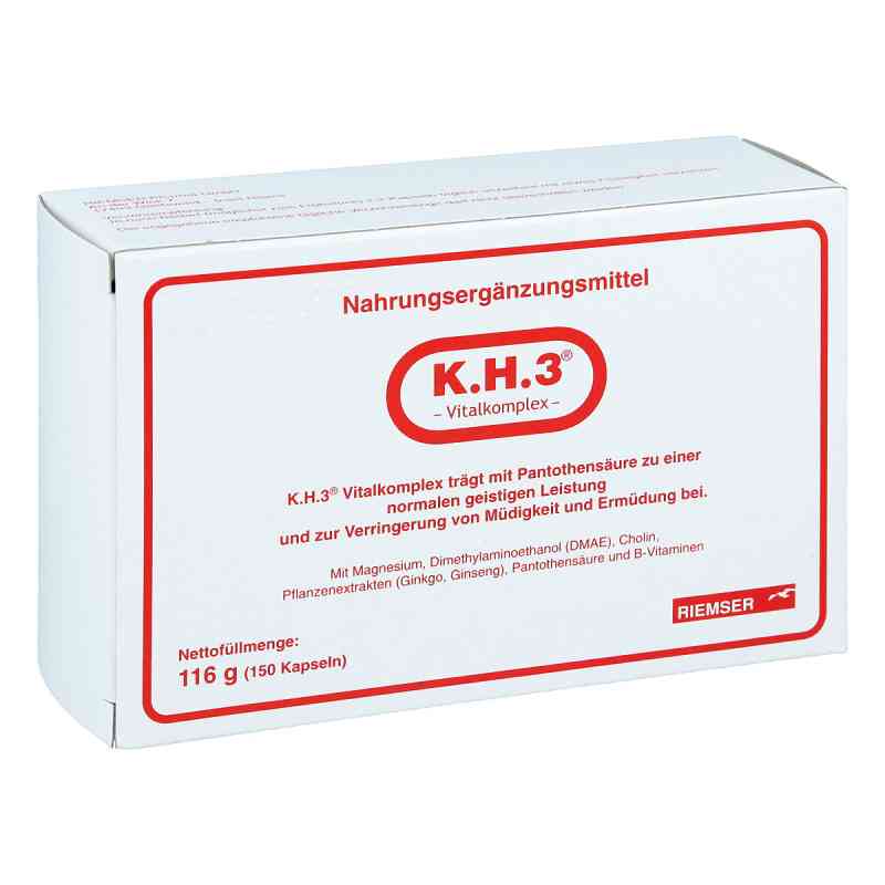 K.H.3 Vitalkomplex kapsułki 150 szt. od Esteve Pharmaceuticals GmbH PZN 11524522