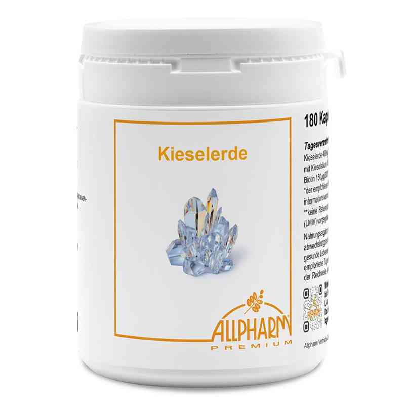 Kieselerde kapsułki z krzemionką 180 szt. od ALLPHARM Vertriebs GmbH PZN 00869347