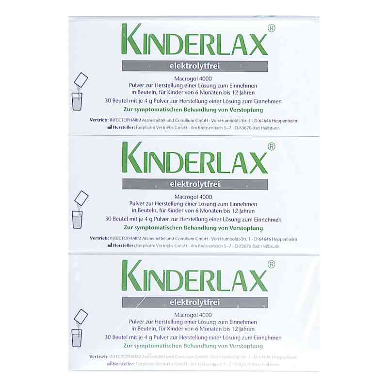 Kinderlax elektrolytfrei Proszek do sporządzania roztworu doustn 3X30 szt. od INFECTOPHARM Arzn.u.Consilium GmbH PZN 11952703