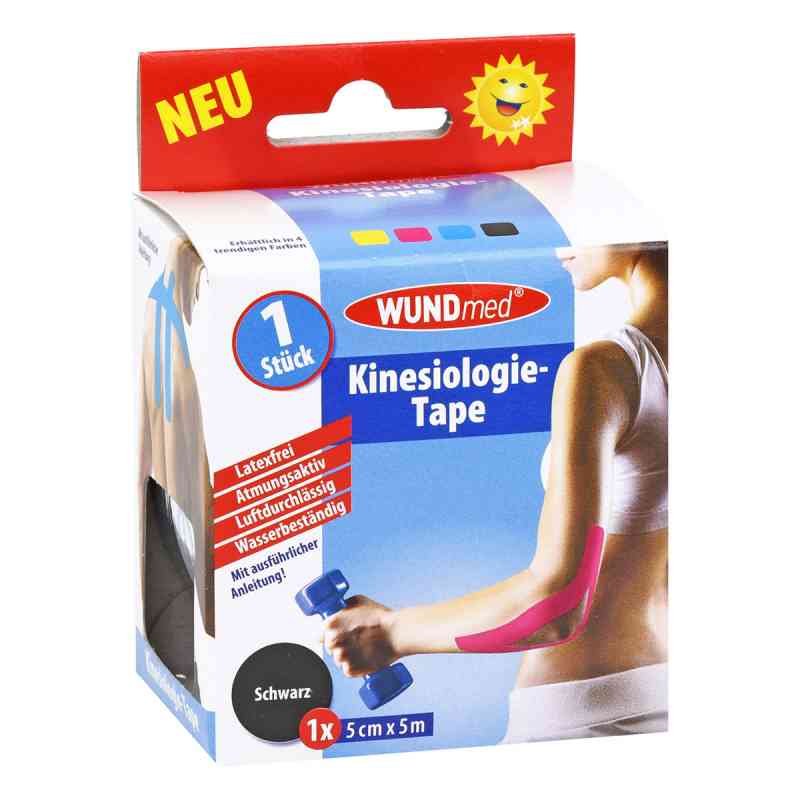 Kinesiologie Tape 5 cmx5 m schwarz 1 szt. od Axisis GmbH PZN 10760025