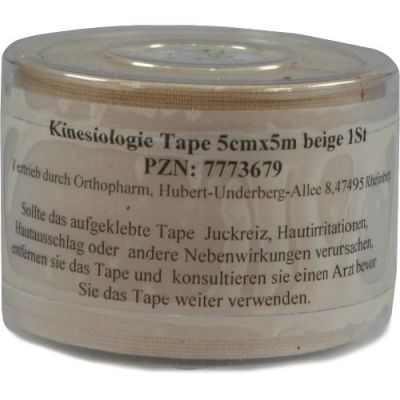 Kinesiologie Tape 5x5cm beige 1 szt. od Römer-Pharma GmbH PZN 07773679