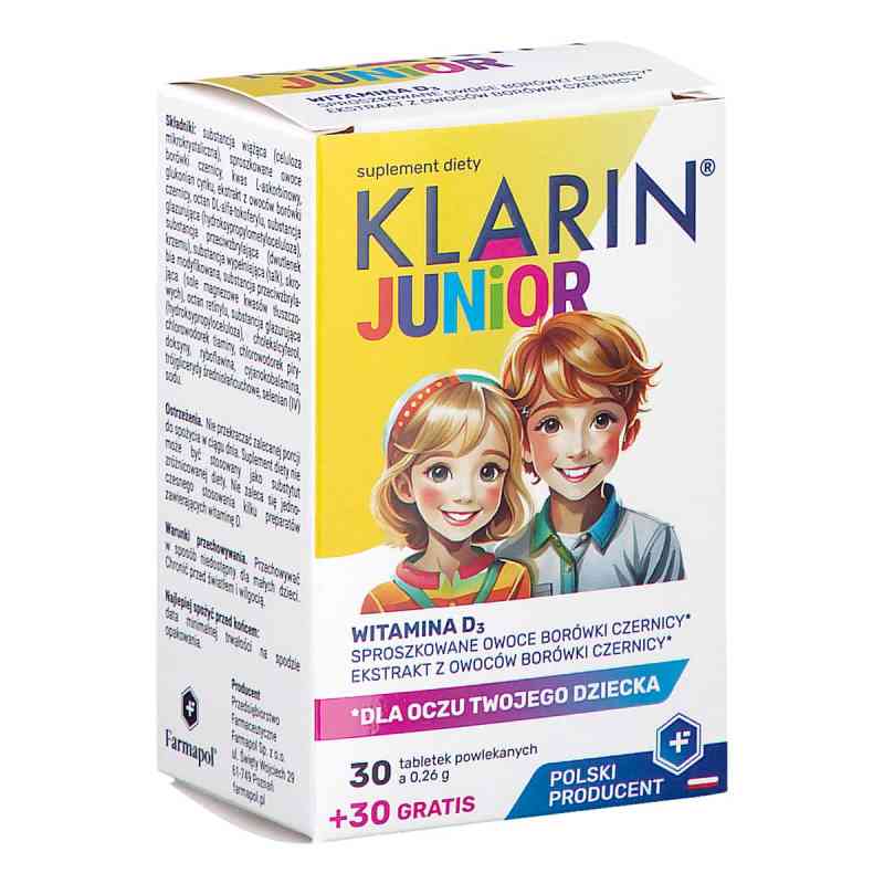 Klarin Junior tabletki powlekane 60  od PRZEDSIĘBIORSTWO FARMACEUTYCZNE 