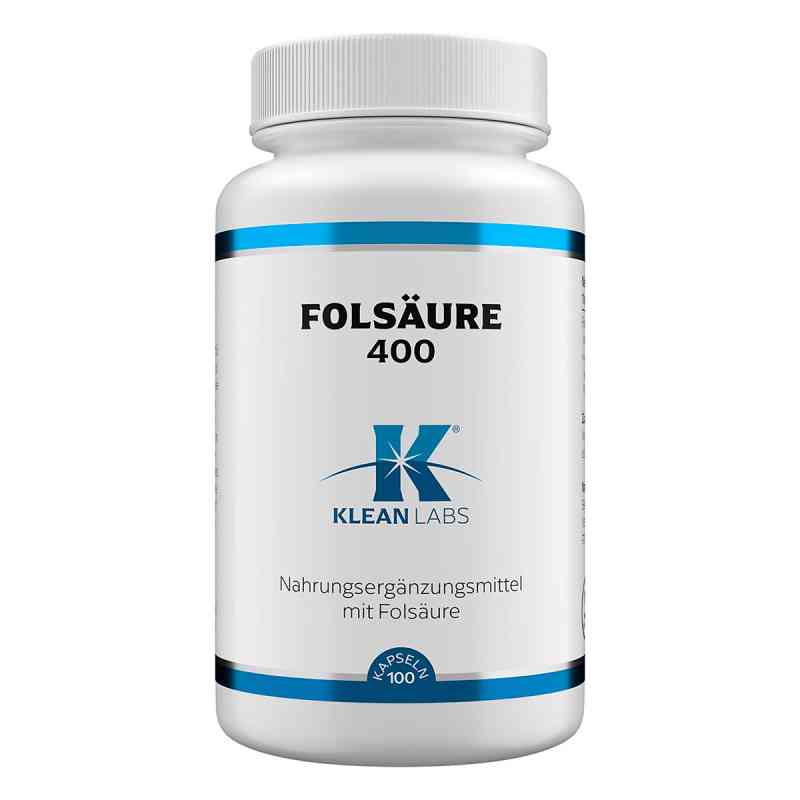 Klean Labs Kwas foliowy 400 mcg kapsułki 100 szt. od Supplementa GmbH PZN 09745078