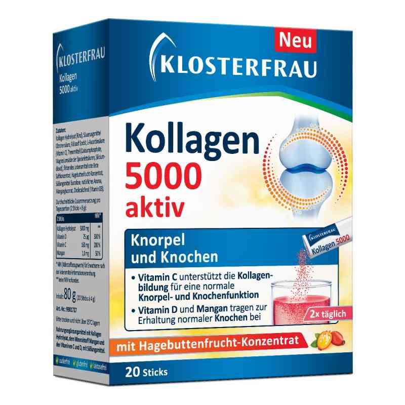 Klosterfrau Kollagen 5000 Aktiv Granulat Sticks 20 szt. od MCM KLOSTERFRAU Vertr. GmbH PZN 18378383