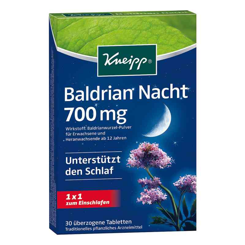 Kneipp Baldrian Nacht Tabletki powlekane z walerianą 30 szt. od Kneipp GmbH PZN 10141919