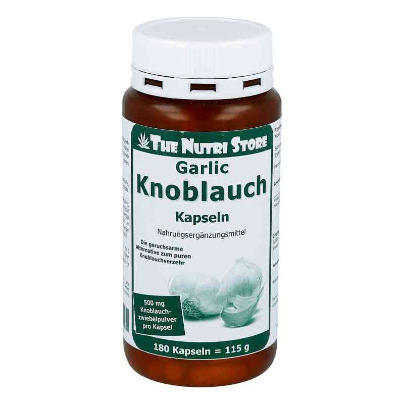 Knoblauch 500 mg geruchsarm kapsułki 180 szt. od Hirundo Products PZN 05025401