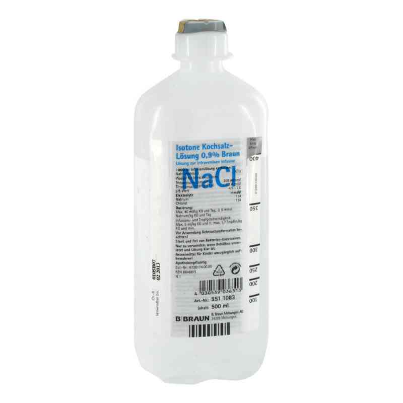 Kochsalzloesung 0,9% Ecoflac Plus sól izotoniczna 500 ml od B. Braun Melsungen AG PZN 08646871