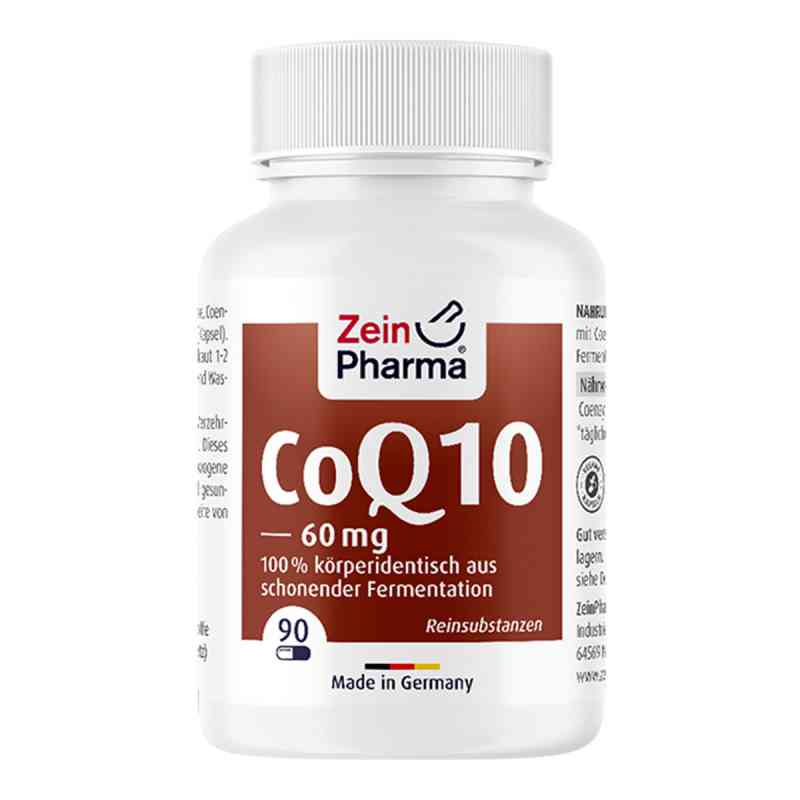 Koenzym Q 10 kapsułki 60 mg 90 szt. od ZeinPharma Germany GmbH PZN 09096355