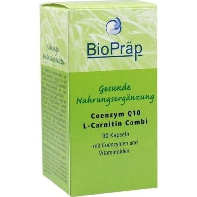 Koenzym Q10 L-Karnityna Combi 30mg + 180mg kapsułki 90 szt. od BioPräp Biolog.Präp.Handelsges.mbH PZN 04118336
