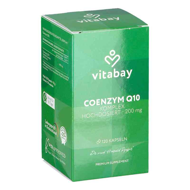 Koenzym Q10 Ubichinon Kompleks 200 Mg Wegańskie Kapsułki 120 szt. od Vitabay CV PZN 18210407