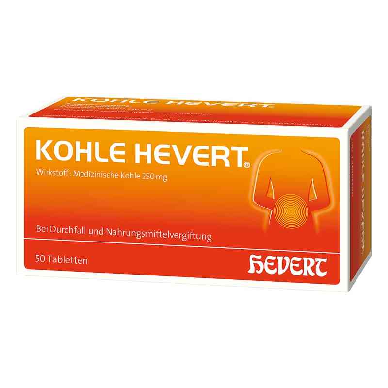 Kohle Hevert tabletki węglowe 50 szt. od Hevert Arzneimittel GmbH & Co. K PZN 03477381