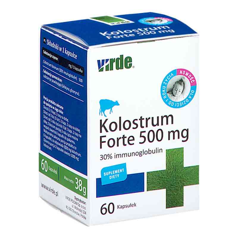 Kolostrum Forte kapsułki 60 kaps. od VIRDE PZN 08303357