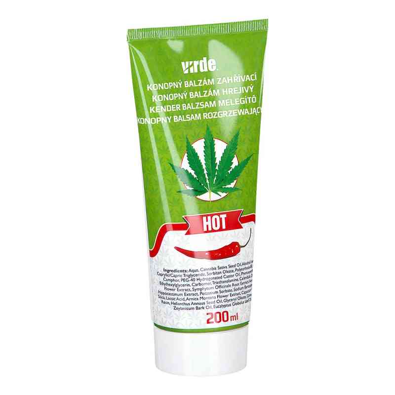 Konopny Balsam rozgrzewający 200 ml od VIRDE PZN 08305480