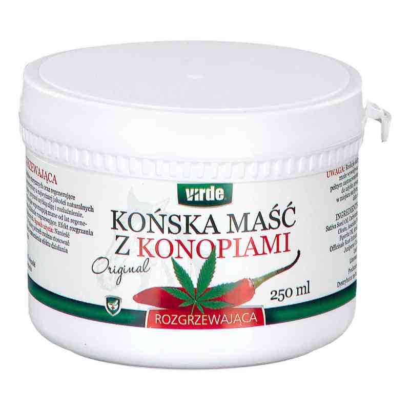 Końska Maść rozgrzewająca z konopiami 250 ml od VIRDE PZN 08305434