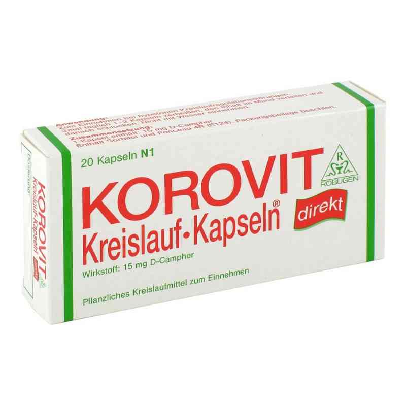 Korovit Kreislauf Kapseln 20 szt. od ROBUGEN GmbH Pharmazeutische Fab PZN 05002067