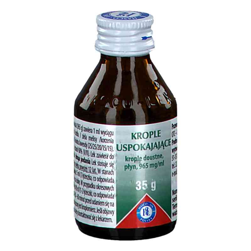 Krople uspokajające Hasco 35 g od PRZEDSIĘBIORSTWO PRODUKCJI FARMACEUTYCZNEJ HASCO-L PZN 08304253