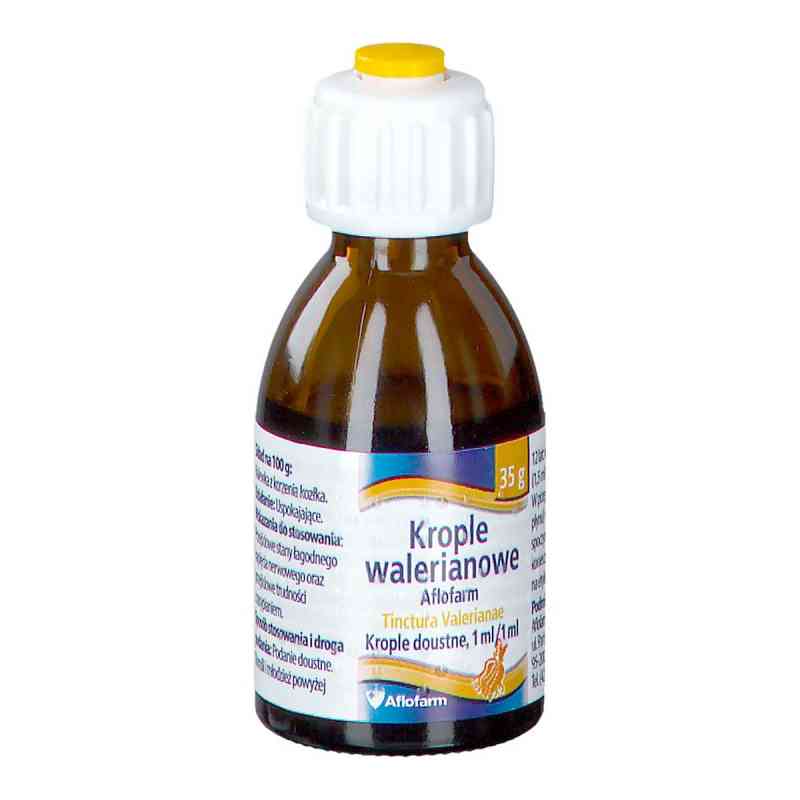 Krople Walerianowe Aflofarm 35 g od AFLOFARM FARMACJA POLSKA SP. Z O.O. PZN 08302158