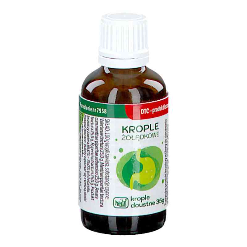 Krople żołądkowe 35 g od PRZEDSIĘBIORSTWO FARMACEUTYCZNE PROLAB SP. Z O.O. PZN 08303975