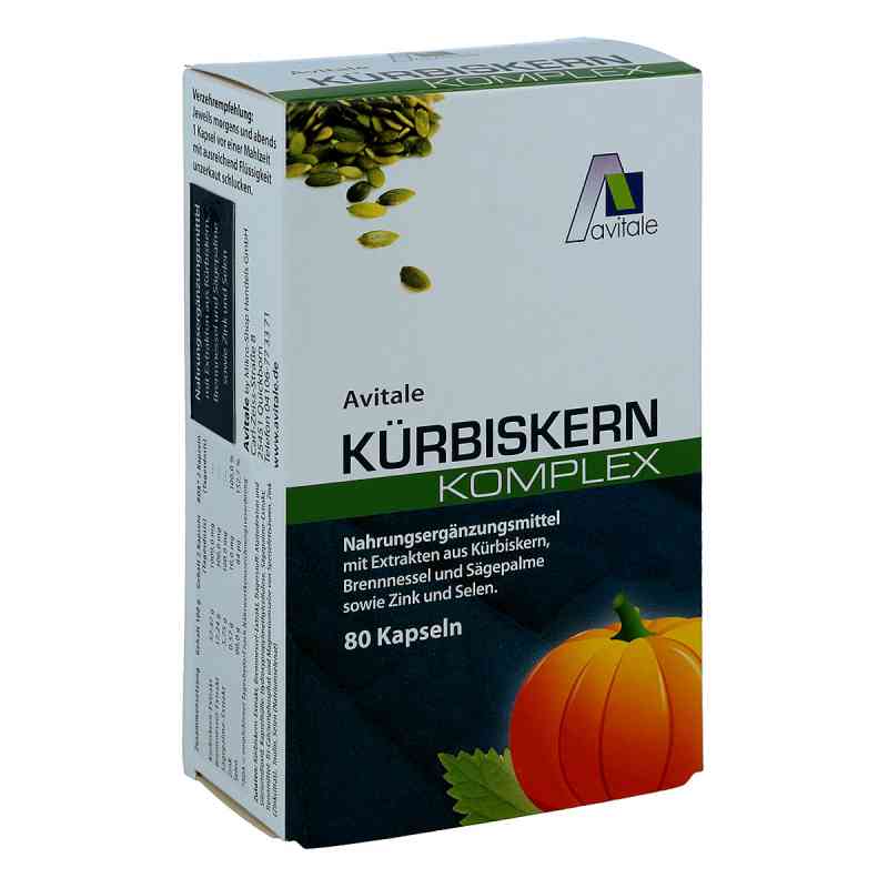 Kuerbiskern Komplex kapsułki 80 szt. od Avitale GmbH PZN 08896510