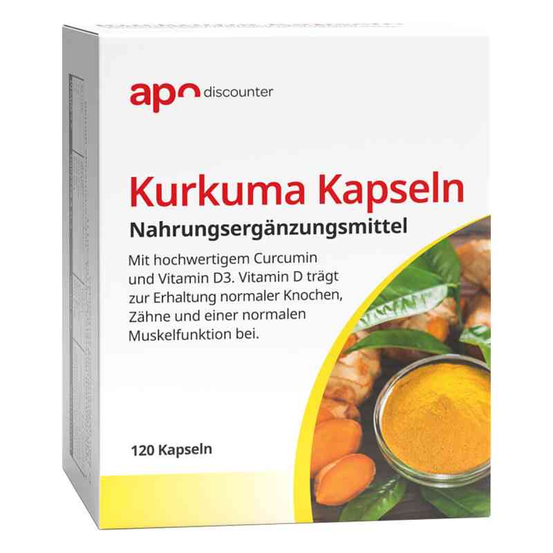 Kurkuma Kapseln 120 szt. od Apologistics GmbH PZN 16930089
