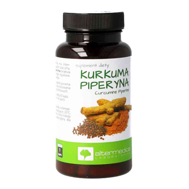 Kurkuma Piperyna kapsułki  60  od ALTER MEDICA JAN SZUPINA PZN 08300138