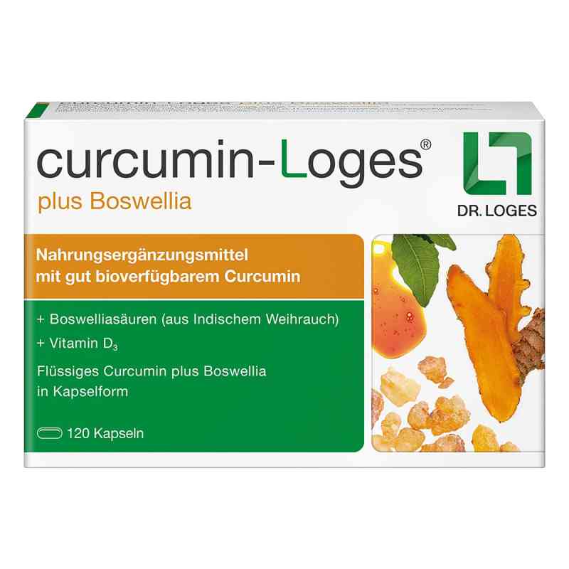 Kurkumina-loges plus Boswellia kapsułki 120 szt. od Dr. Loges + Co. GmbH PZN 14037248