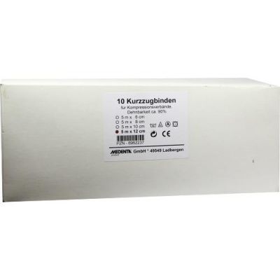 Kurzzugbinde 5mx12cm 10 szt. od MEDENTA GmbH PZN 06962237