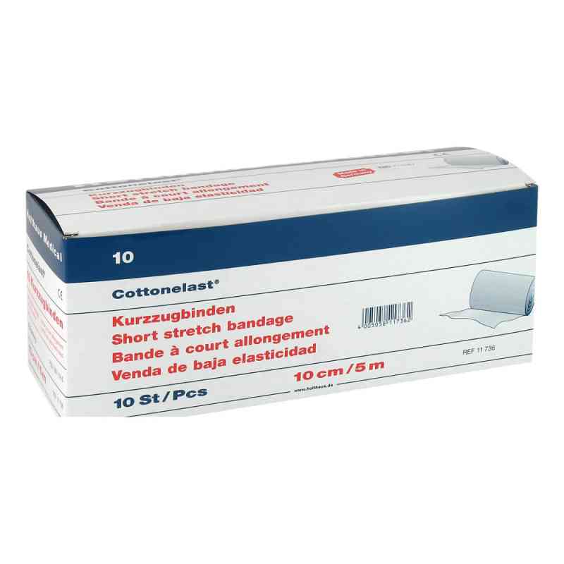 Kurzzugbinde Cottonelast 5mx10cm 10 szt. od Holthaus Medical GmbH & Co. KG PZN 01601196