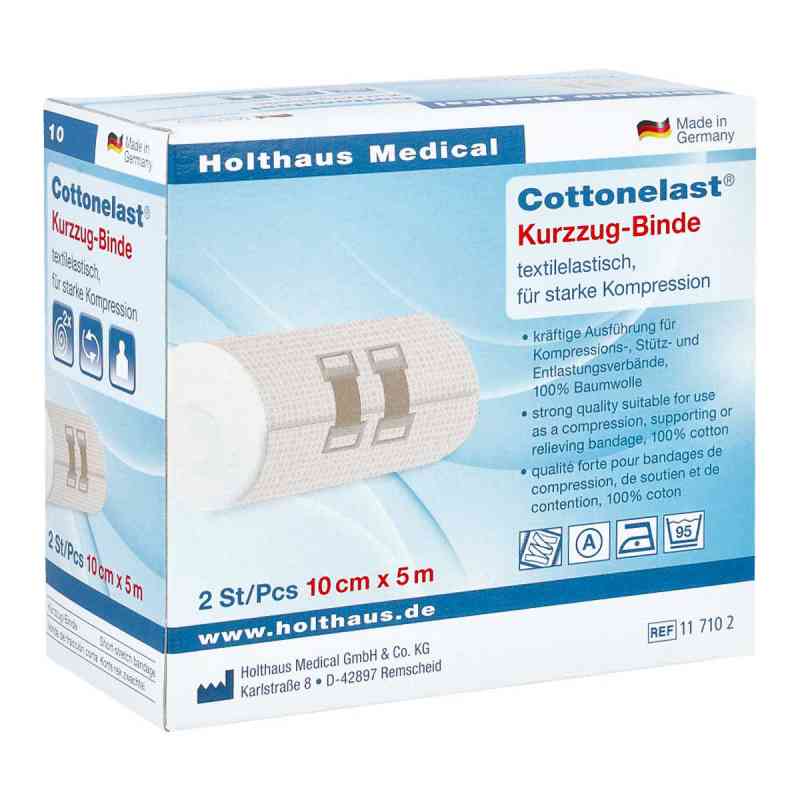 Kurzzugbinde Cottonelast 5mx10cm 2 szt. od Holthaus Medical GmbH & Co. KG PZN 01463050
