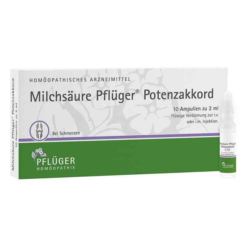 Kwas mlekowy Pflüger Potenzakkord, roztwór do wstrzykiwań, ampuł 10 szt. od Homöopathisches Laboratorium Alexander Pflüger Gmb PZN 12777225
