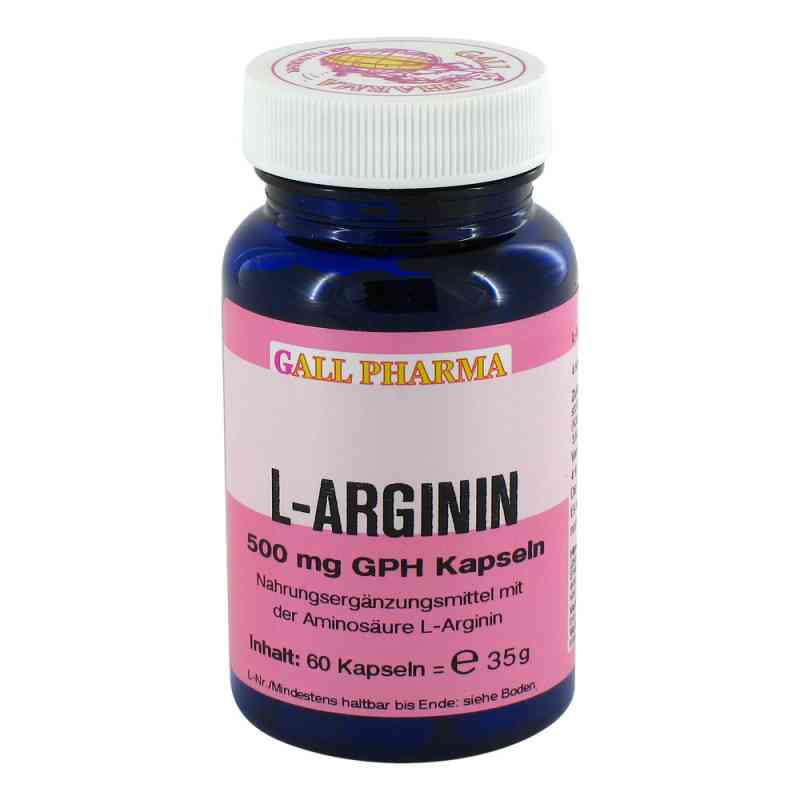 L-arginin 500 mg GPH kapsułki 60 szt. od Hecht-Pharma GmbH PZN 01397873