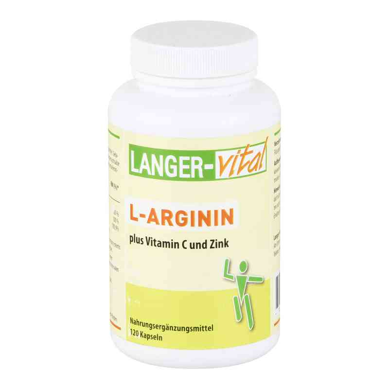L-arginina z witaminą C i cynkiem kapsułki 120 szt. od Langer vital GmbH PZN 02168614