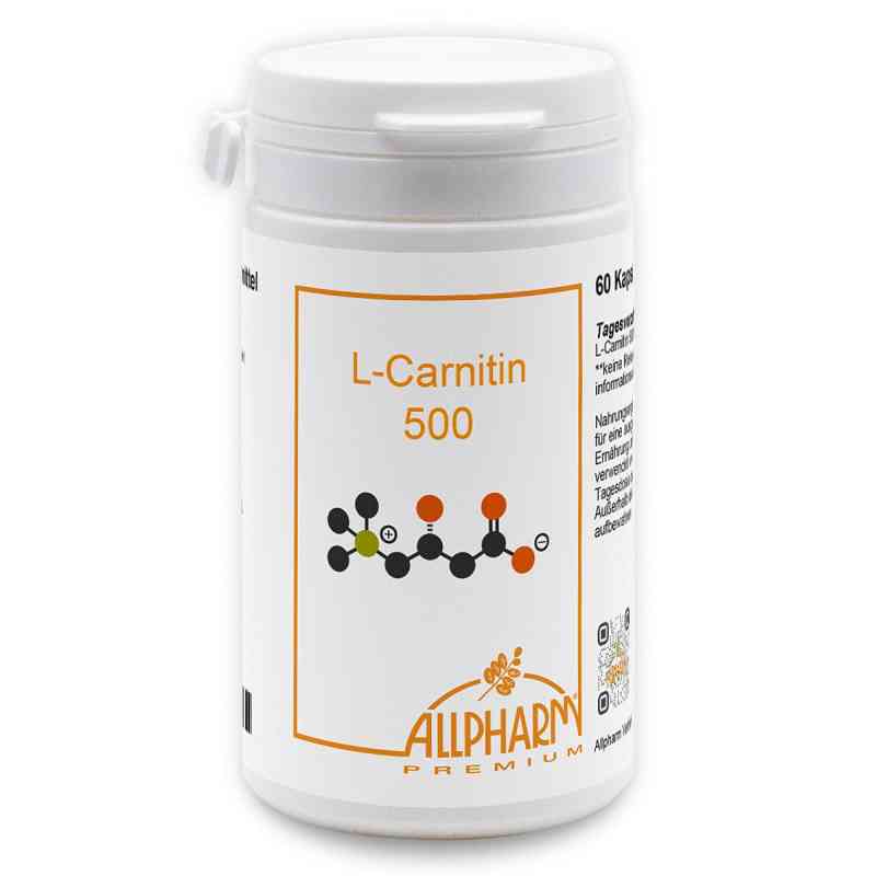 L-Carnitin 500 mg kapsułki 60 szt. od ALLPHARM Vertriebs GmbH PZN 03386796