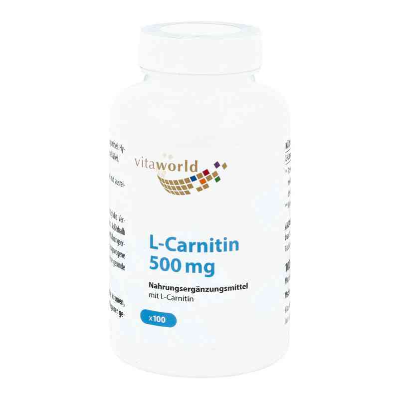 L-karnityna 500 mg kapsułki 100 szt. od Vita World GmbH PZN 01472623