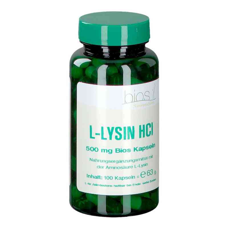 L-lysin Hci 500 mg Bios Kapseln 100 szt. od Bios Medical Services PZN 04802417