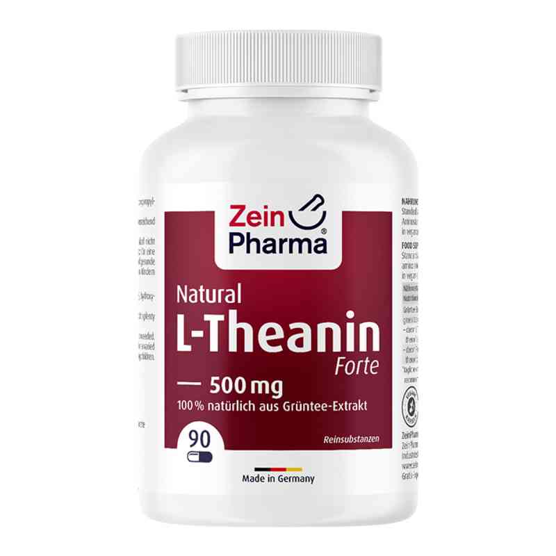L-theanin Natural Forte 500 mg Zeinpharma kapsułki 90 szt. od ZeinPharma Germany GmbH PZN 13254765