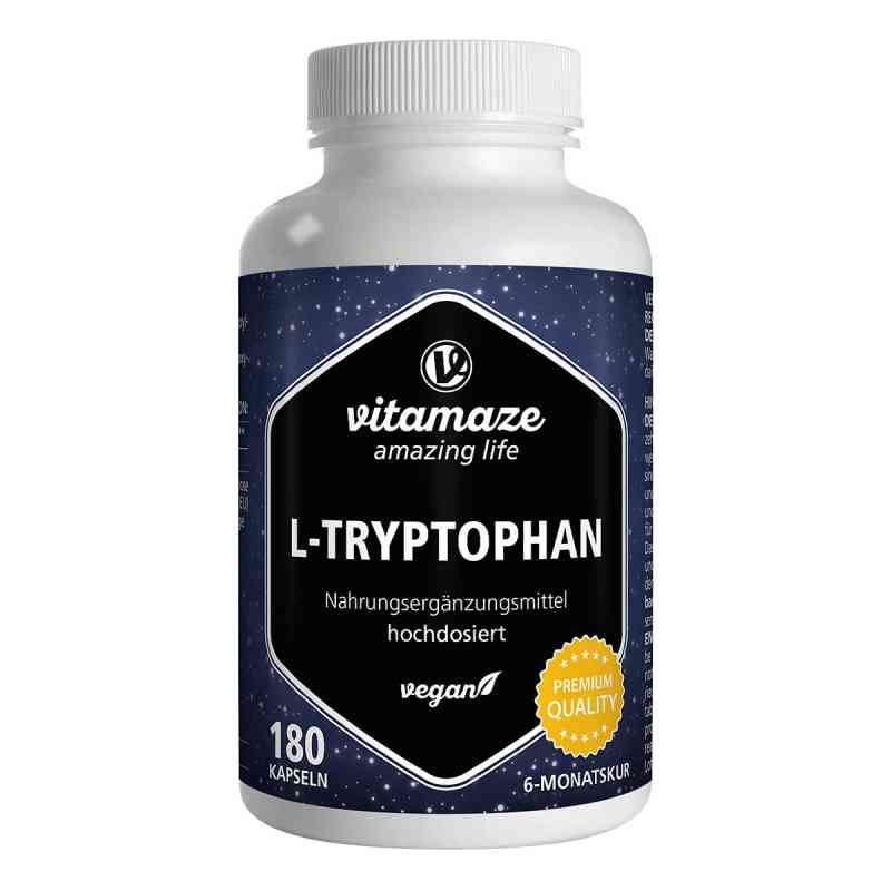L-Tryptofan 500 mg wysokodawkowe wegańskie kapsułki 180 szt. od Vitamaze GmbH PZN 16018692