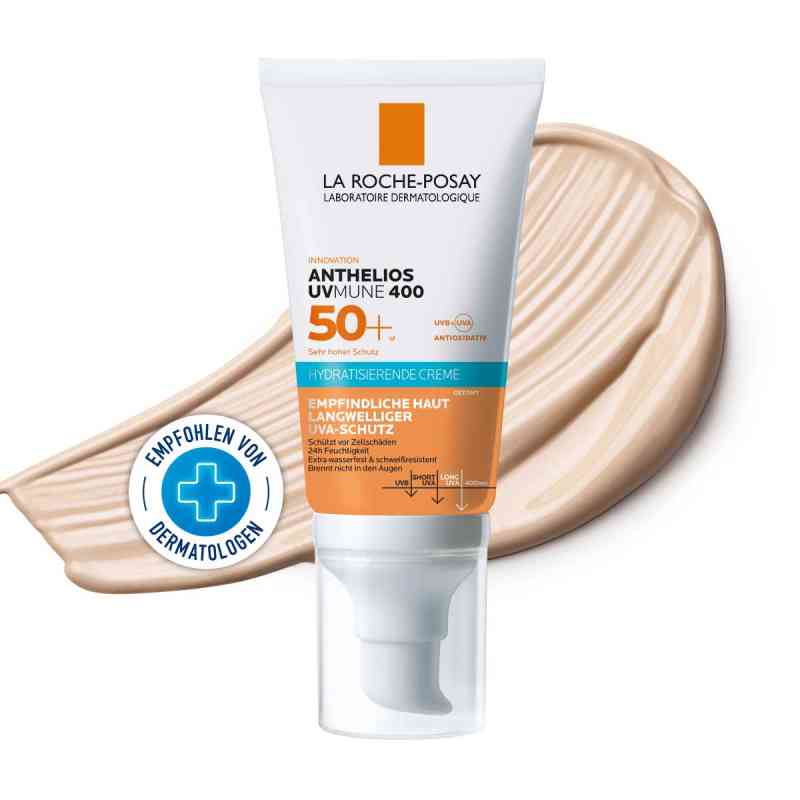 La Roche-Posay Anthelios Hydratisie.cr.getönt Lsf 50+ krem 50 ml od L'Oreal Deutschland GmbH PZN 17636618