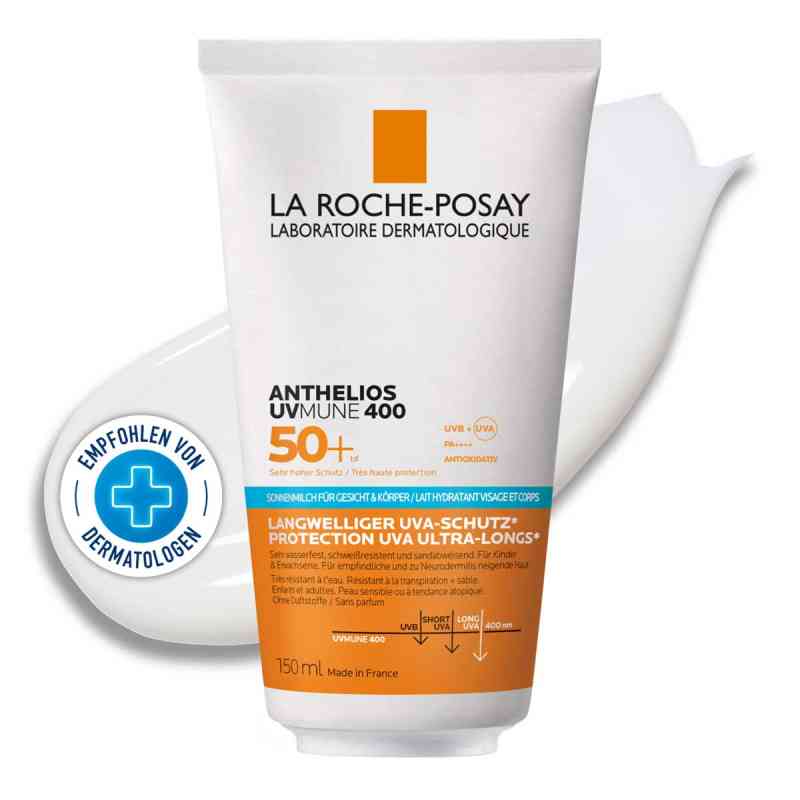 La Roche-Posay Anthelios Körp.+gesicht Uvmune Lsf 50+ 150 ml od L'Oreal Deutschland GmbH PZN 19398956