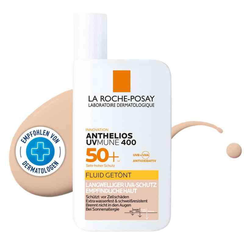 La Roche-Posay Anthelios UVMune 400, barwiący fluid ochronny, SP 50 ml od L'Oreal Deutschland GmbH PZN 17636593