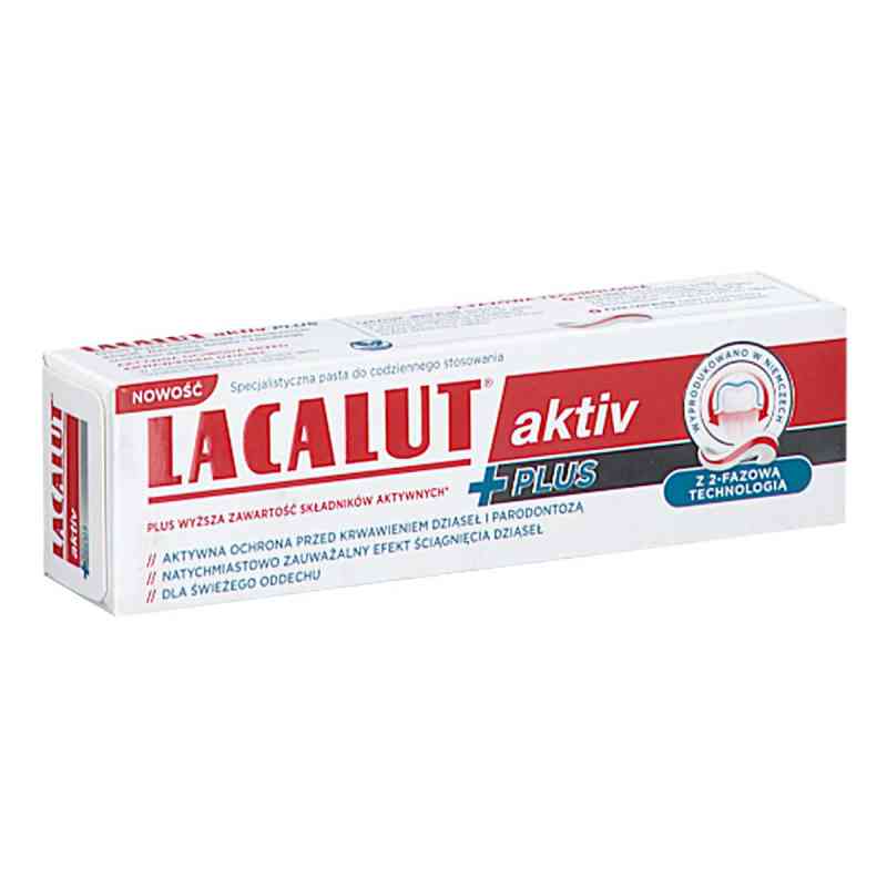 Lacalut Aktiv Plus Pasta do zębów 75 ml od DR THEISS NATURWAREN GMBH PZN 08304905