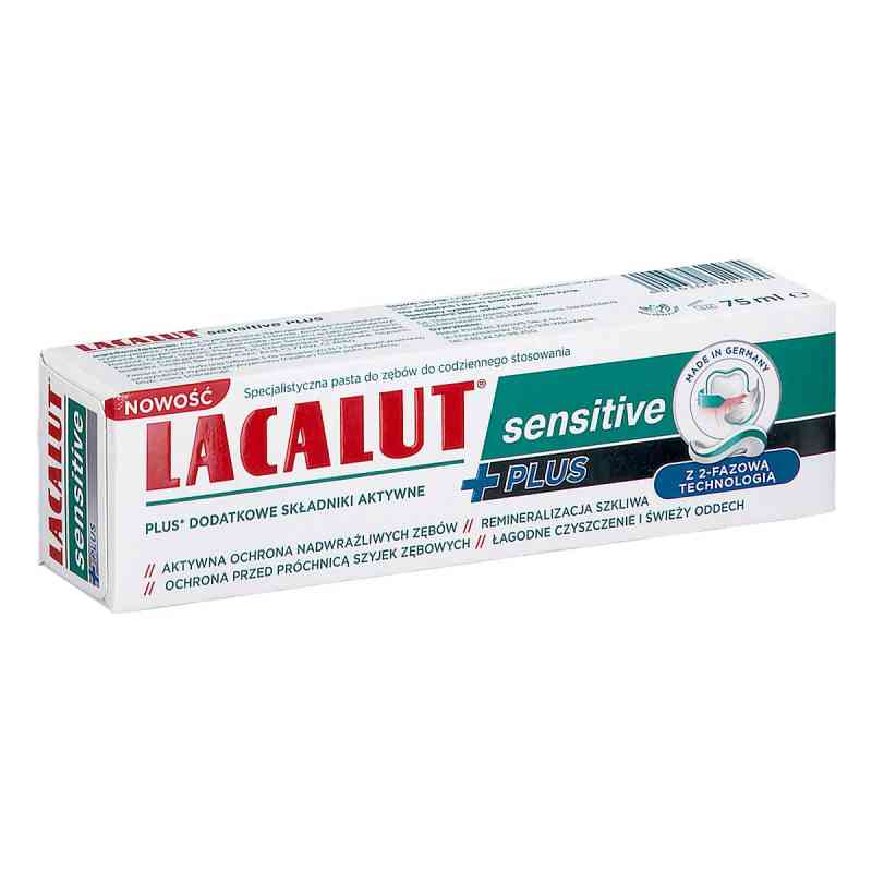 Lacalut Sensitive Plus pasta do zębów 75 ml od DR THEISS NATURWAREN GMBH PZN 08306313