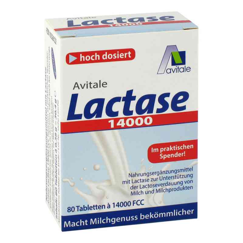 Lactase 14000 FCC tabletki 80 szt. od Avitale GmbH PZN 10326122