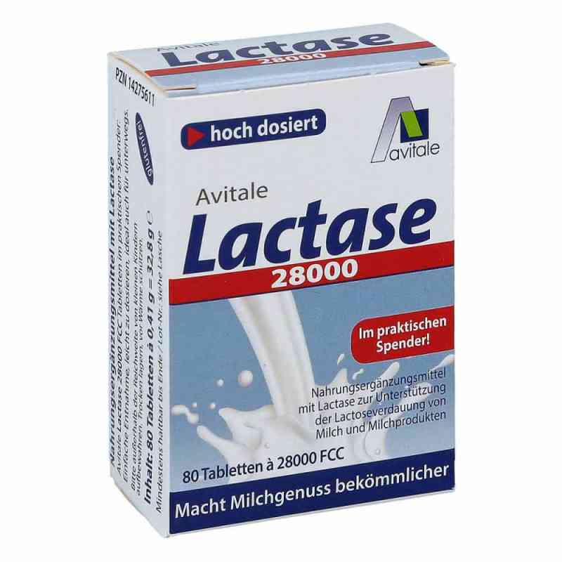 Lactase 28.000 Fcc tabletki w dozowniku 80 szt. od Avitale GmbH PZN 14275611