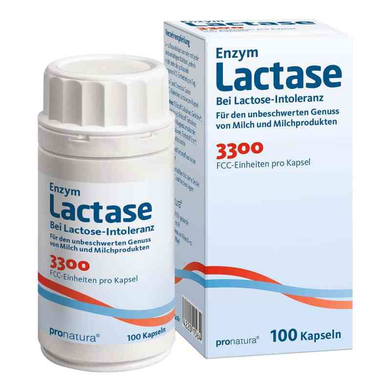 Lactase 3300 FCC kapsułki 100 szt. od Pro Natura Gesellschaft für gesu PZN 07354161