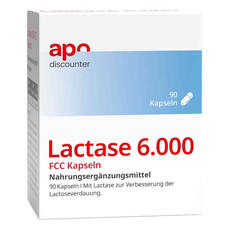 Lactase 6.000 FCC kapsułki 90 szt. od apo.com Group GmbH PZN 16498775