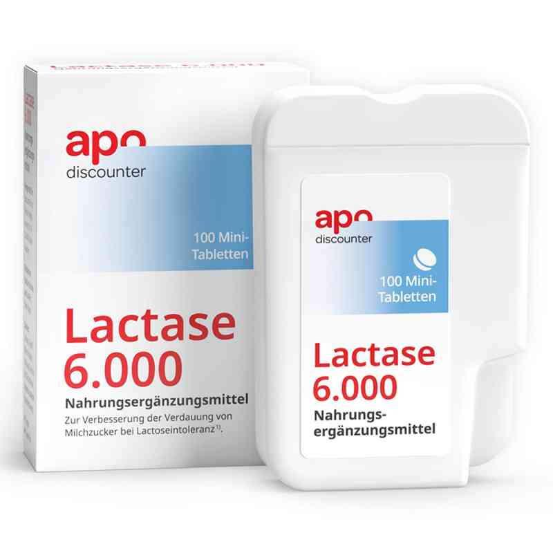 Lactase 6.000 tabletki 100 szt. od apo.com Group GmbH PZN 19192798