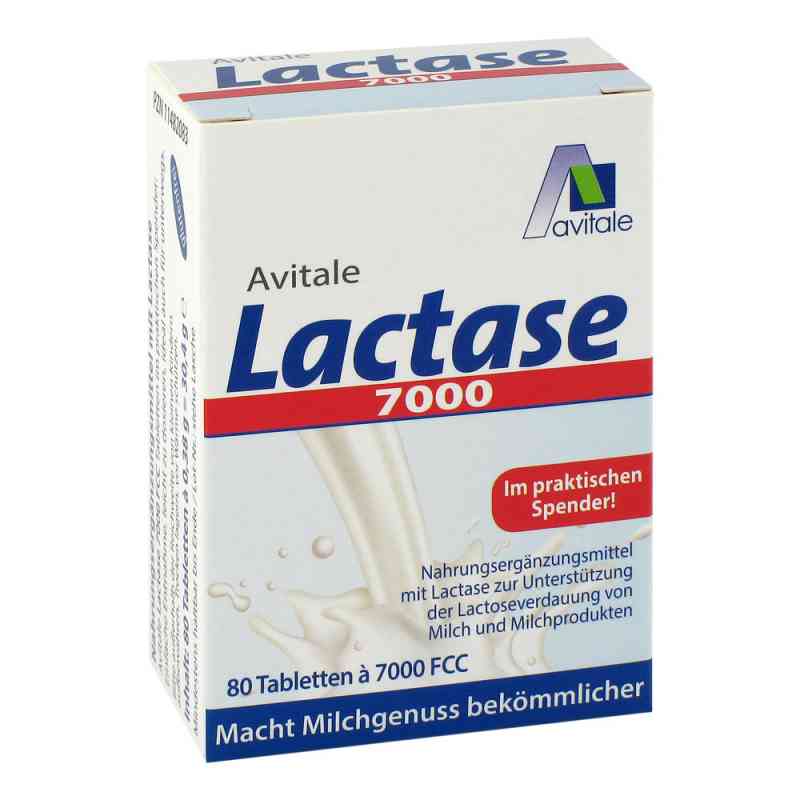Lactase 7.000 FCC tabletki 80 szt. od Avitale GmbH PZN 11482083